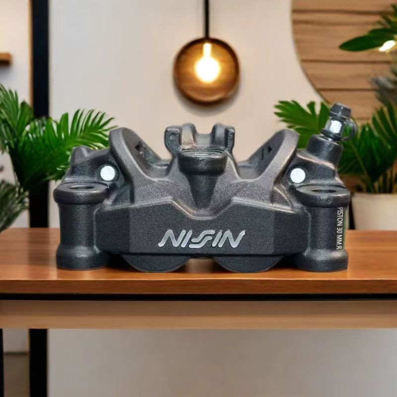 Forged Front Brake Caliper 4 Piston - مكبح دراجة نارية نيسين مصنوع من
