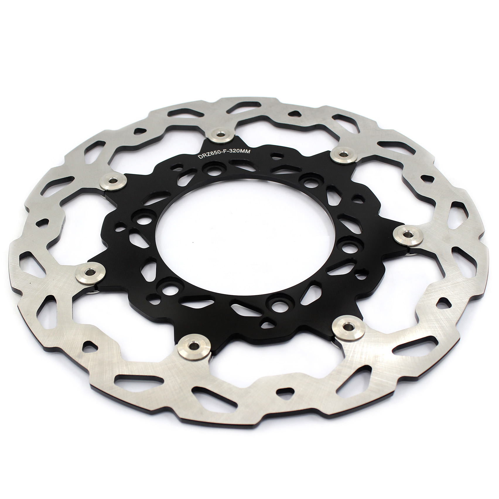 أقراص فرامل أمامية عائمة للدرا - مراجعة Floating Brake Disc 320Mm Supermoto وسعره