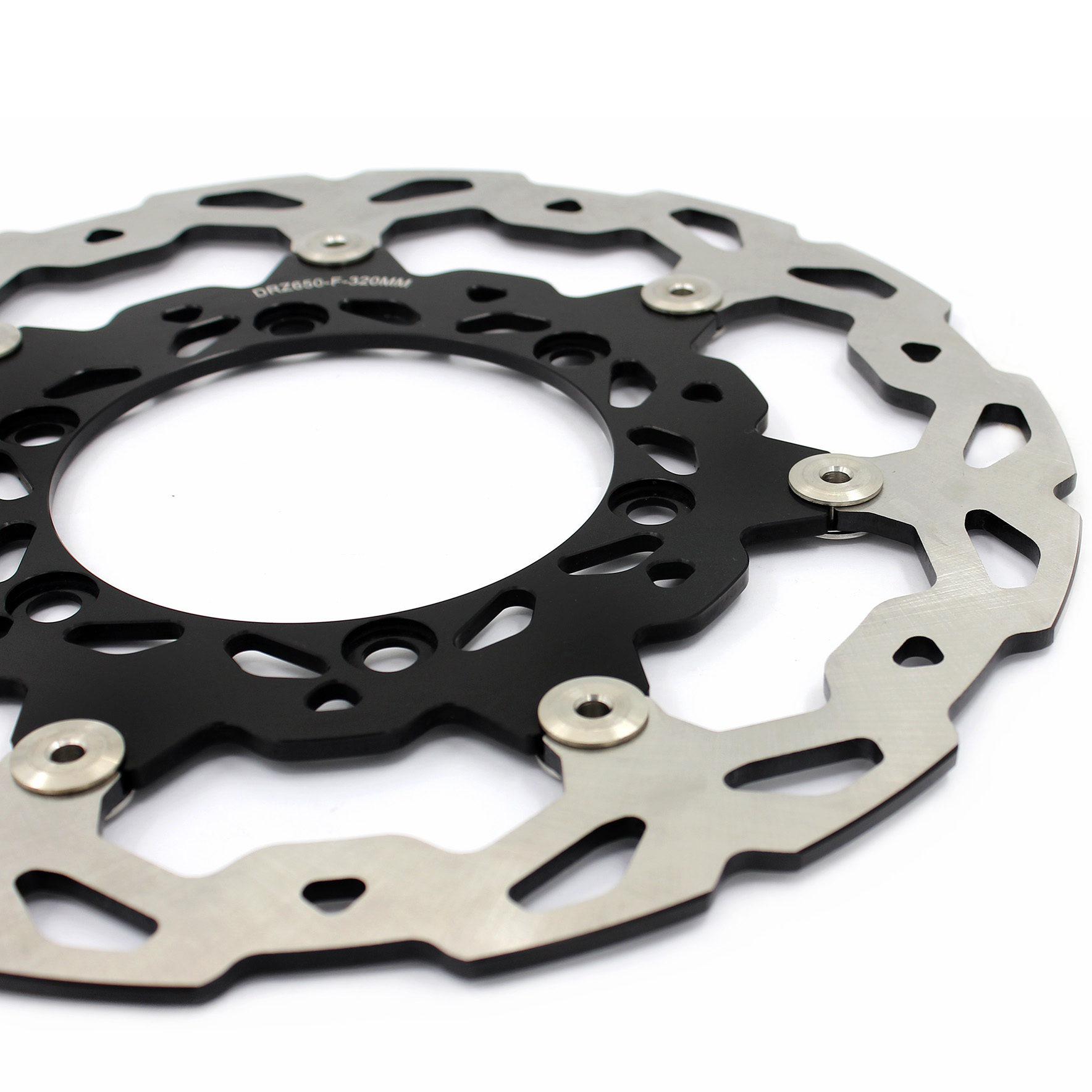 أقراص فرامل أمامية عائمة للدرا - مراجعة Floating Brake Disc 320Mm Supermoto وسعره