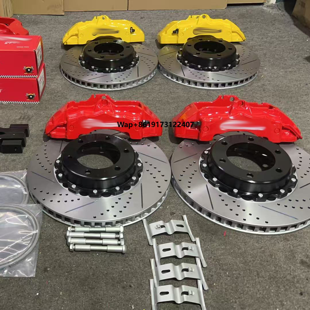 مجموعة فرامل جديدة معدلة بـ 6  - مراجعة Forged Front Brake Caliper 4 Piston وسعره