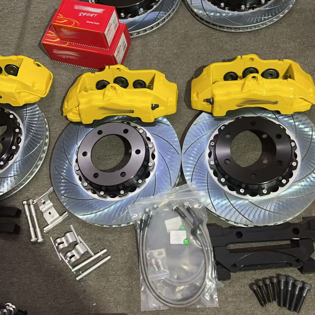 مجموعة فرامل جديدة معدلة بـ 6  - مراجعة Forged Front Brake Caliper 4 Piston وسعره