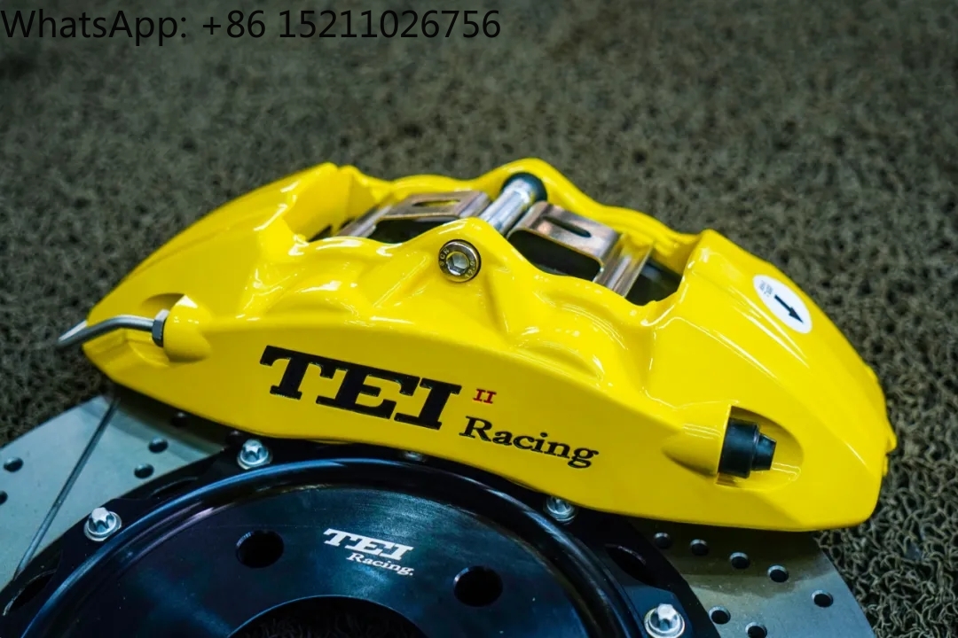 طقم فرامل أمامية كبيرة 4 مكبس  - مراجعة Forged Front Brake Caliper 4 Piston وسعره