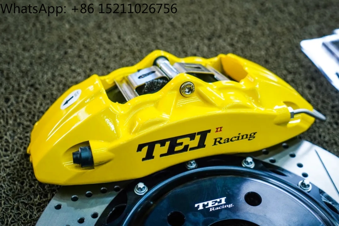 طقم فرامل أمامية كبيرة 4 مكبس  - مراجعة Forged Front Brake Caliper 4 Piston وسعره