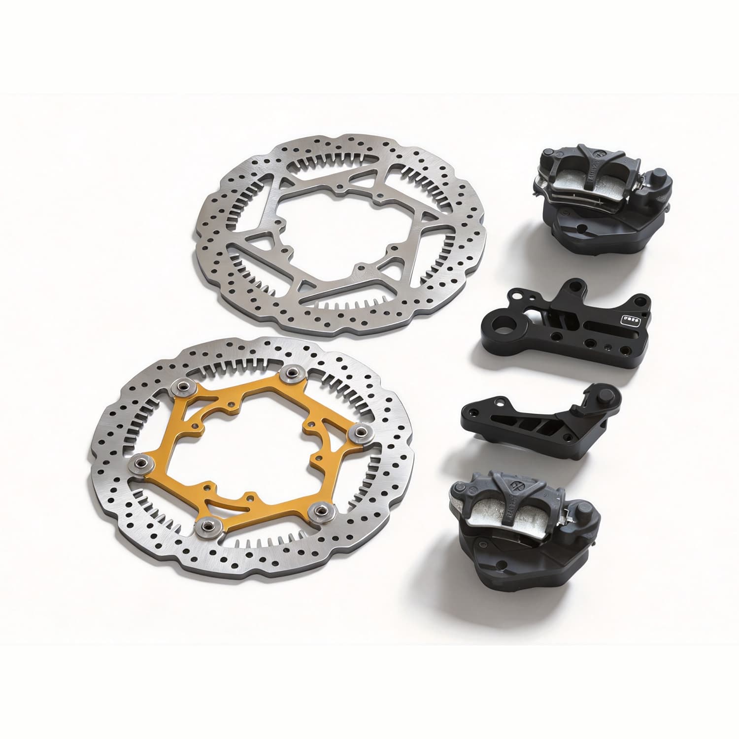 طقم ترقية الفرامل الكامل ألترا - مراجعة Front Rear Brake Caliper Bracket Kit وسعره