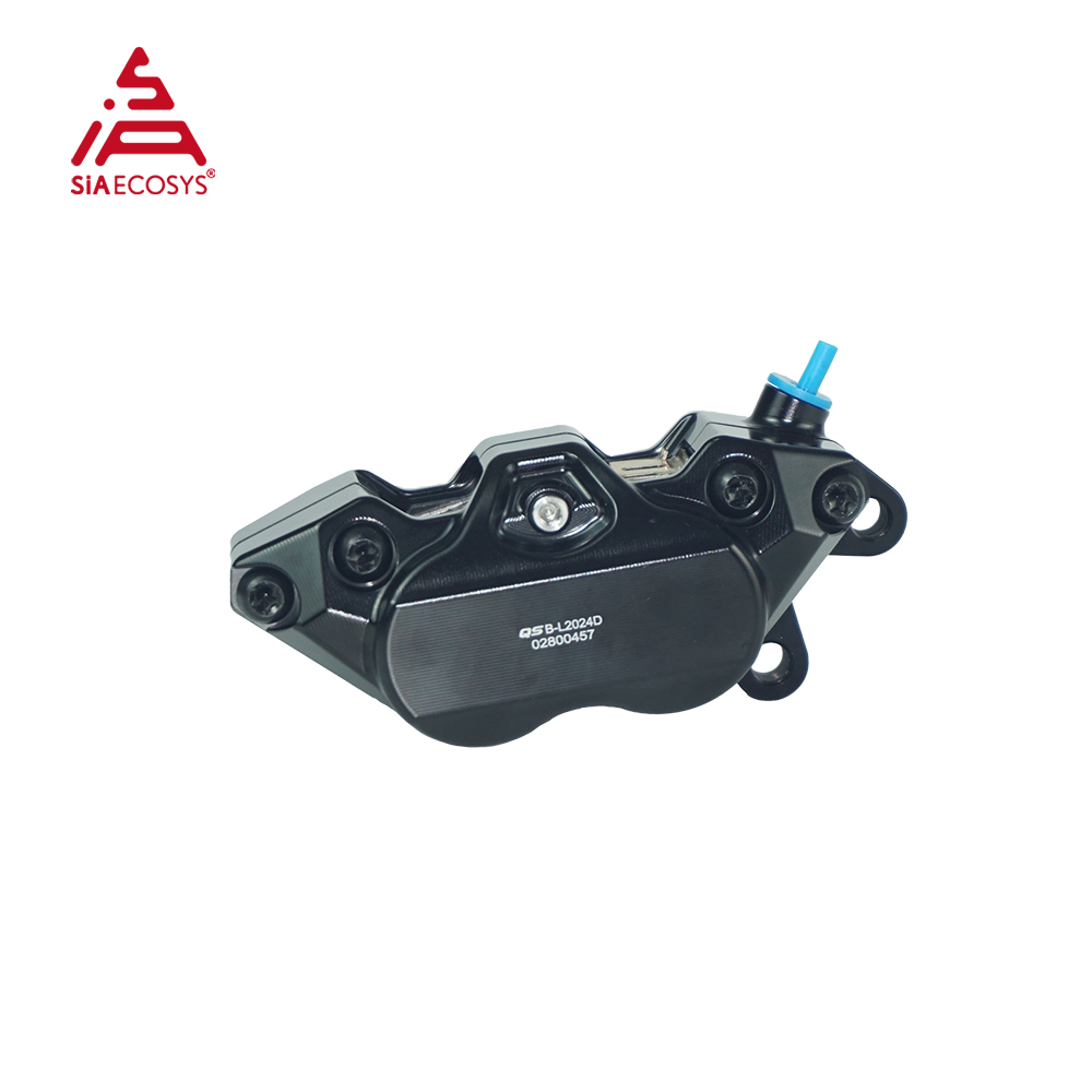 طقم فرامل قرصية QS بأربعة مكاب - مراجعة Forged Front Brake Caliper 4 Piston وسعره