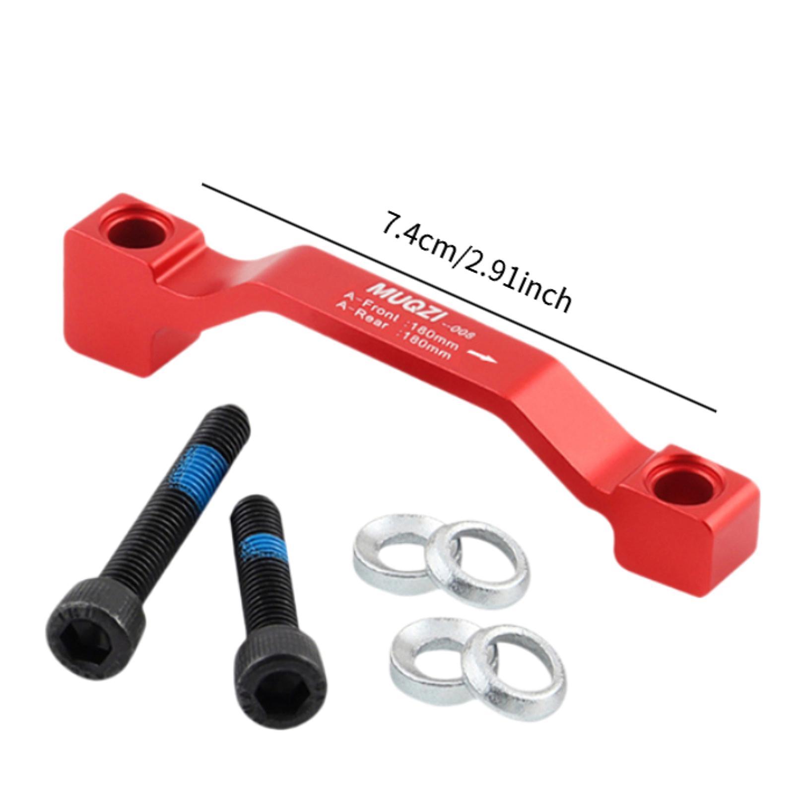 محول فرامل قرصية للدراجات 180  - مراجعة Front Rear Brake Caliper Bracket Kit وسعره